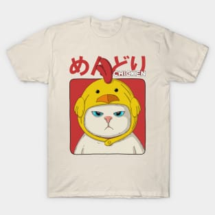 Grumpy Chicken Neko T-Shirt